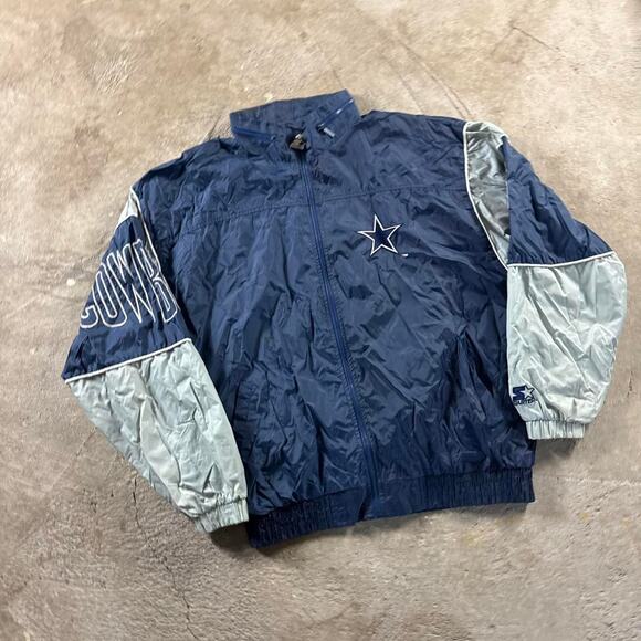 Vintage VTG 90’s Starter Dallas Cowboys Windbreaker Jacket - Picture 4 of 8